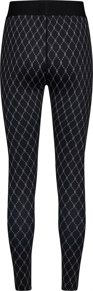 Hype The Detail - Printed Leggings - Sort med Lyserød